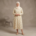 Womens L/S Midi Dress LM-147/J-26