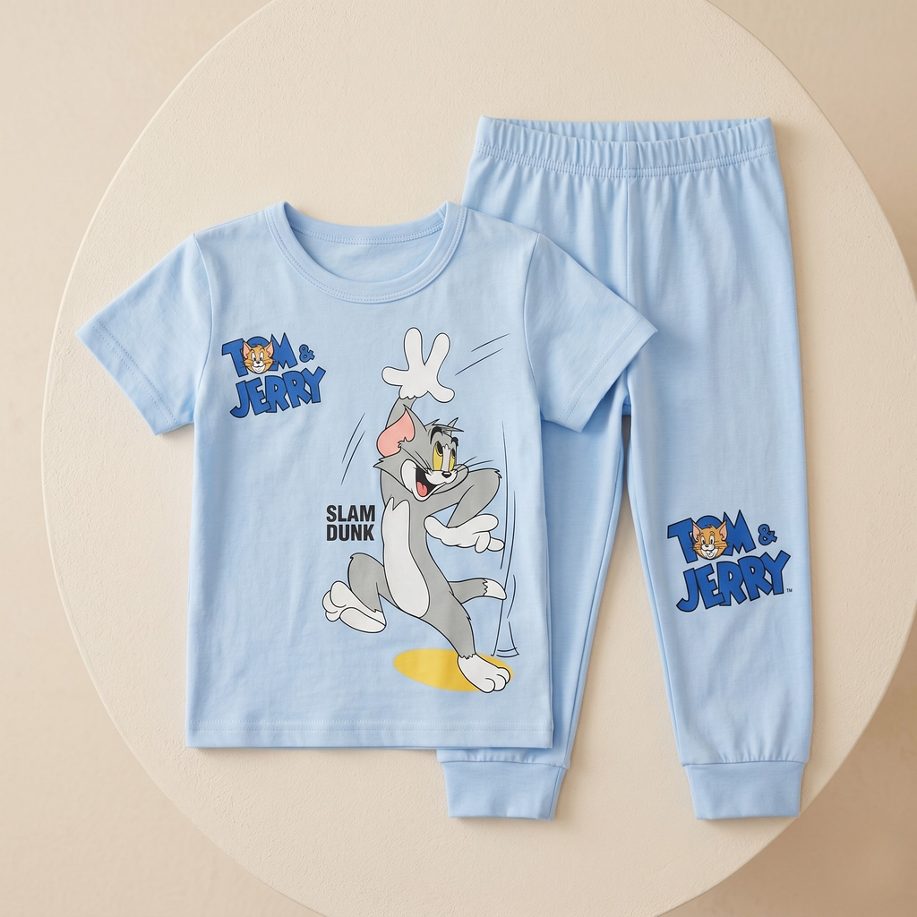 T&J Slam Dunk Kids H\S Pajamas