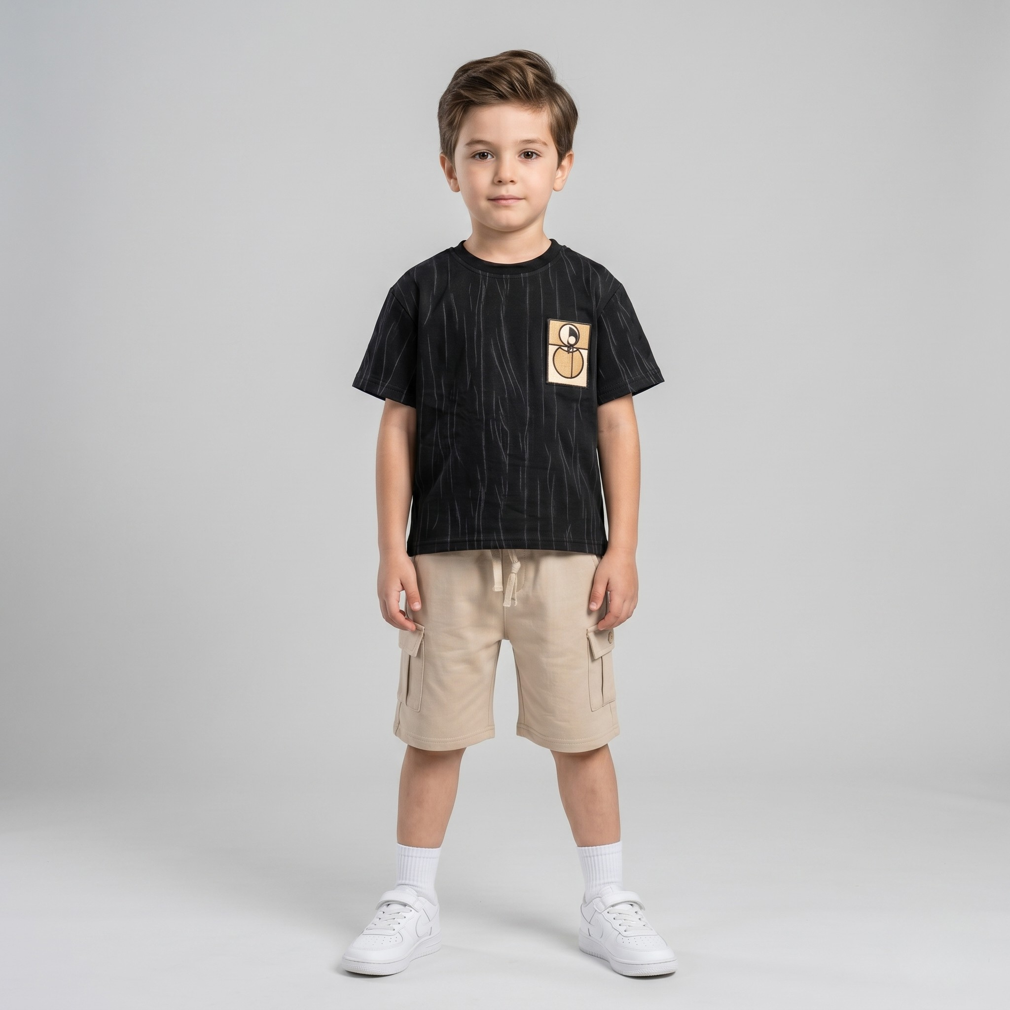 Boys H/S (w/shorts) 6389B