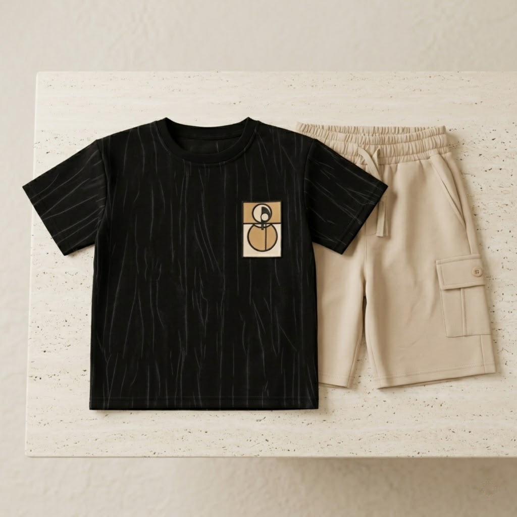 Boys H/S (w/shorts) 6389B