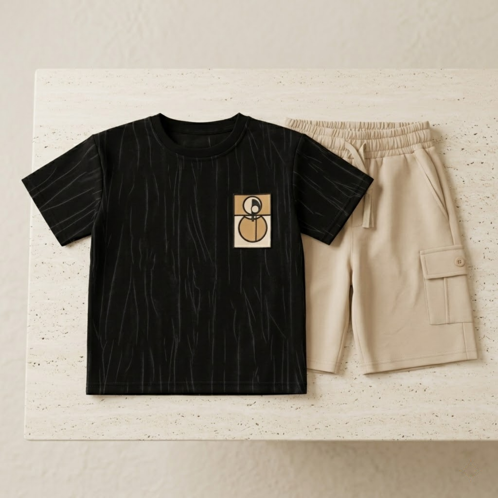 Boys H/S (w/shorts) 6389B