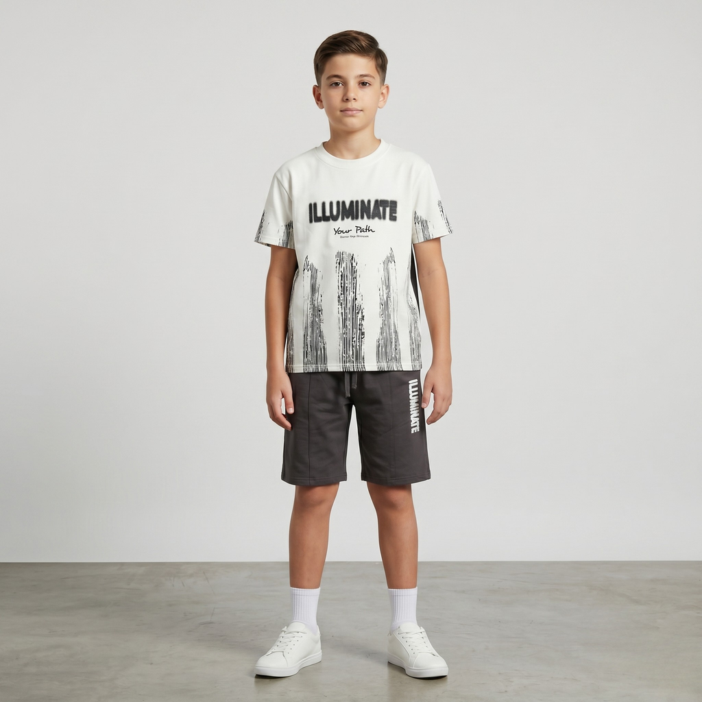Boys H/S (w/shorts) 6386B