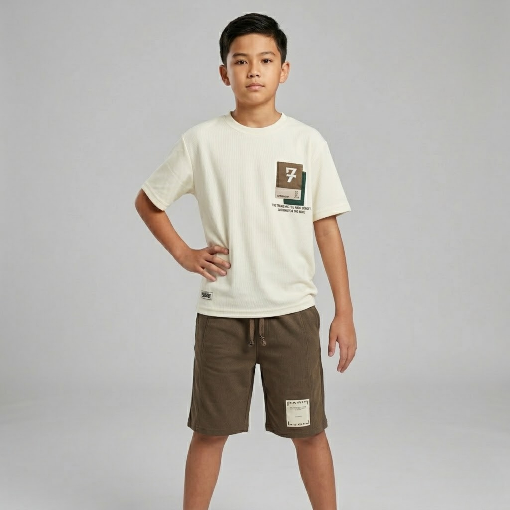 Boys H/S (w/shorts) 6022B