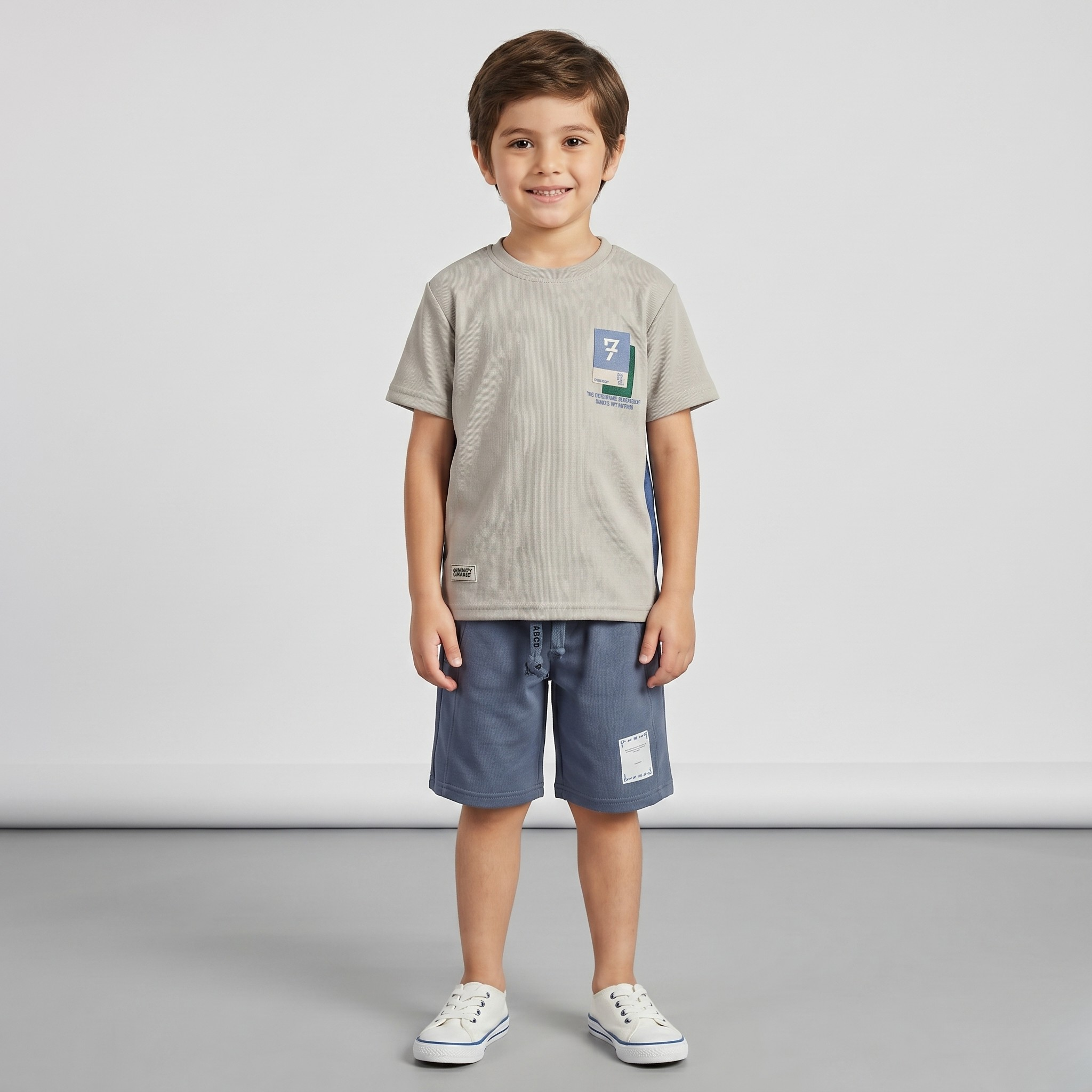 Boys H/S (w/shorts) 6022B