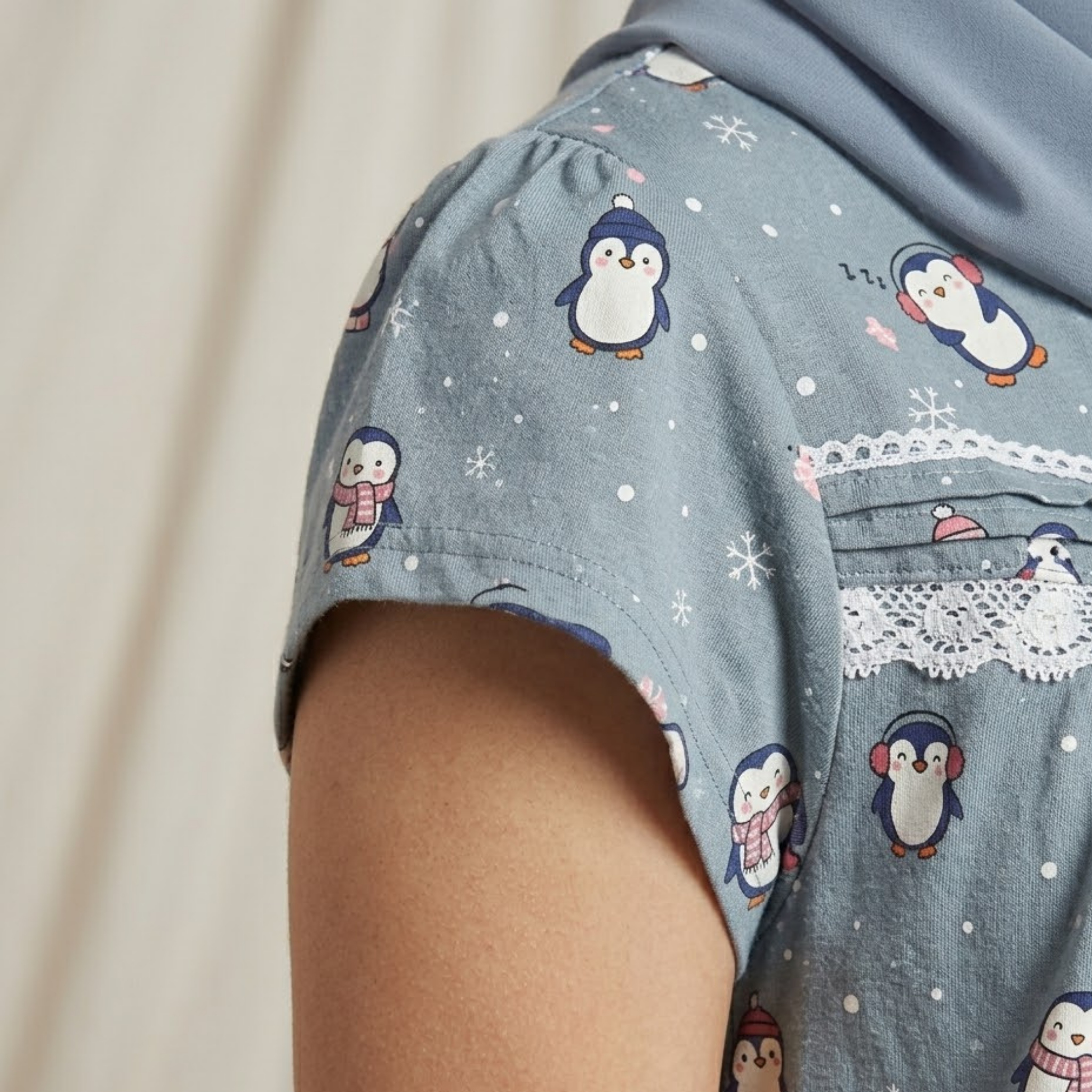 Winter Penguins Womens Midi