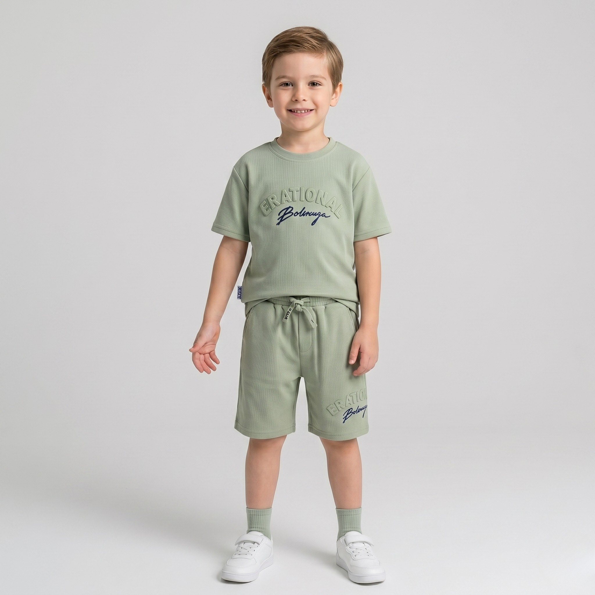 Boys H/S (w/shorts) 6029B