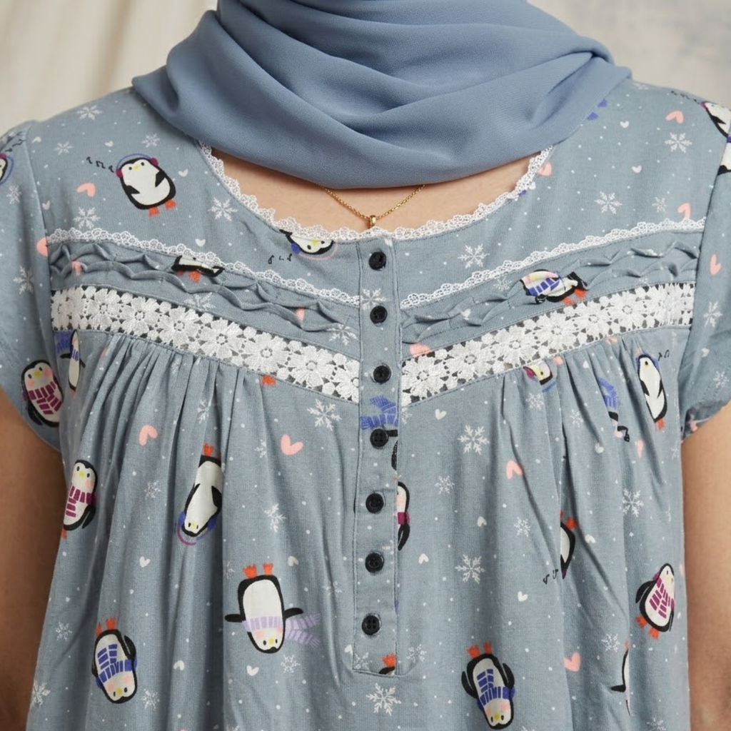 Winter Penguins Womens Midi