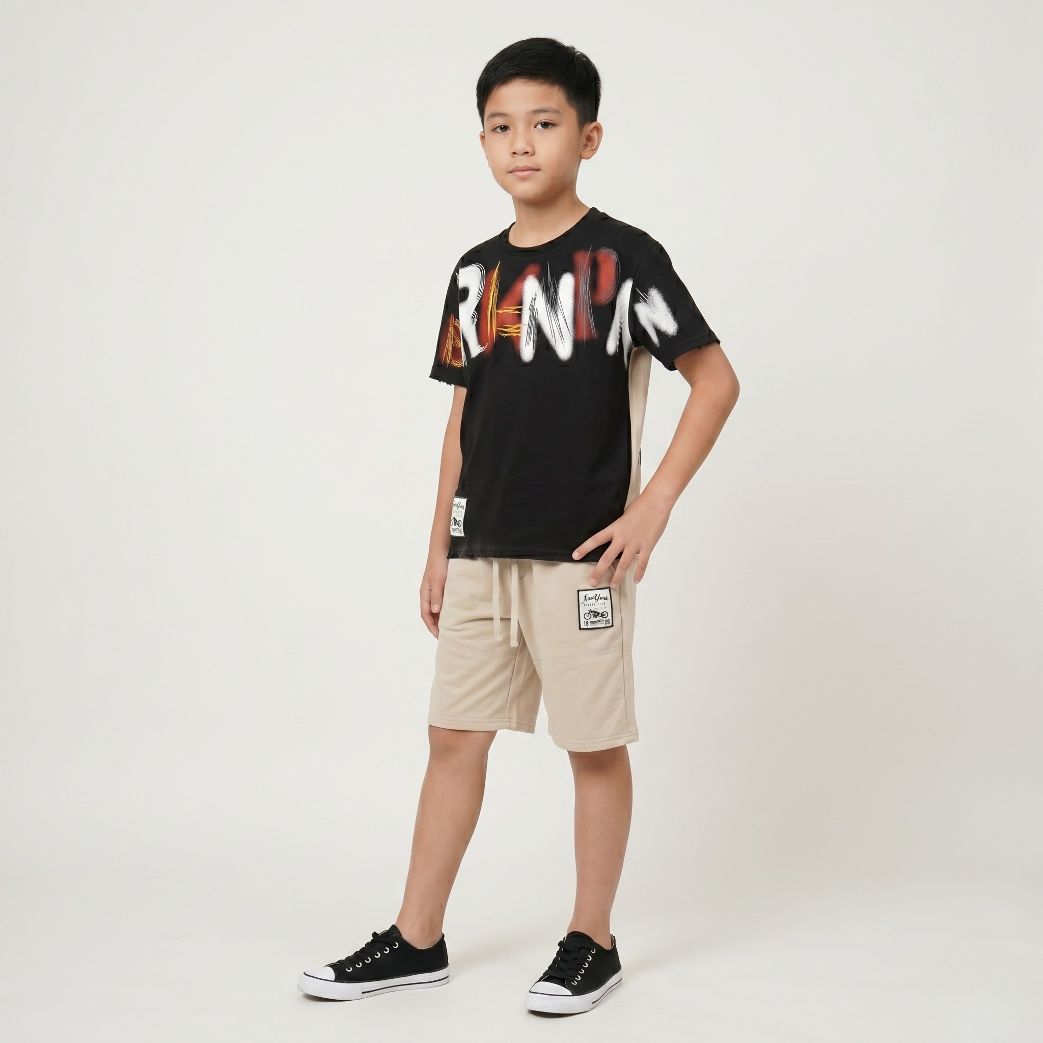 Boys H/S (w/shorts) 6385B
