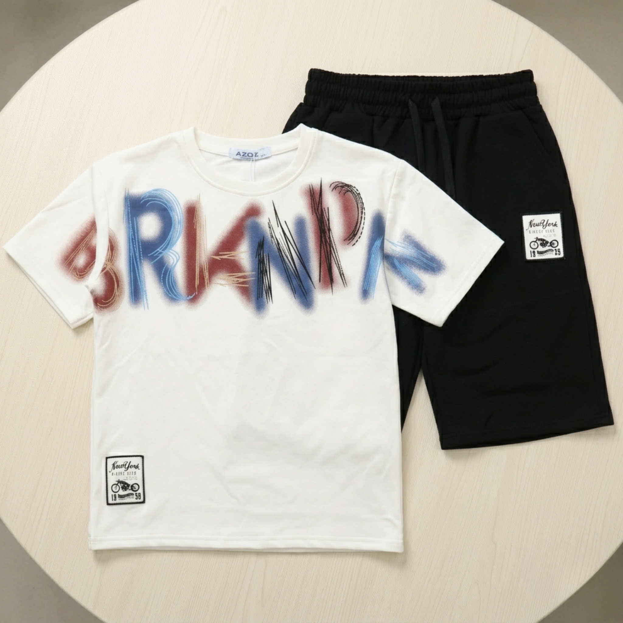 Boys H/S (w/shorts) 6385B