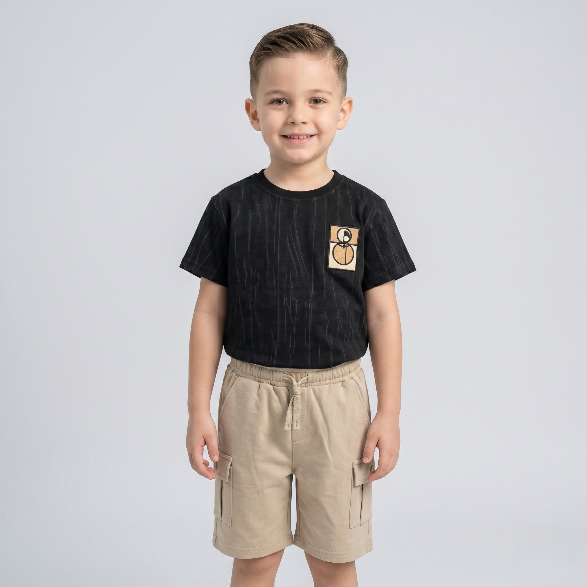 Boys H/S (w/shorts) 6389A