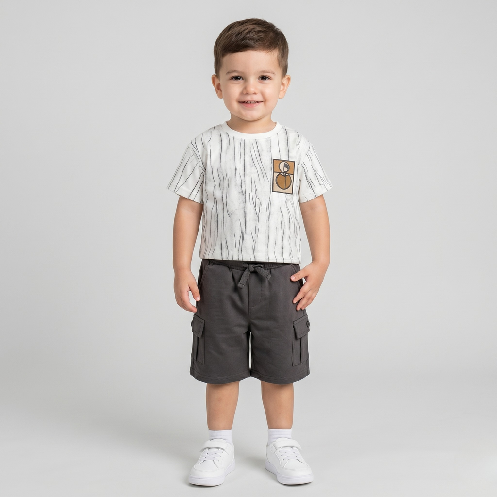 Boys H/S (w/shorts) 6389A