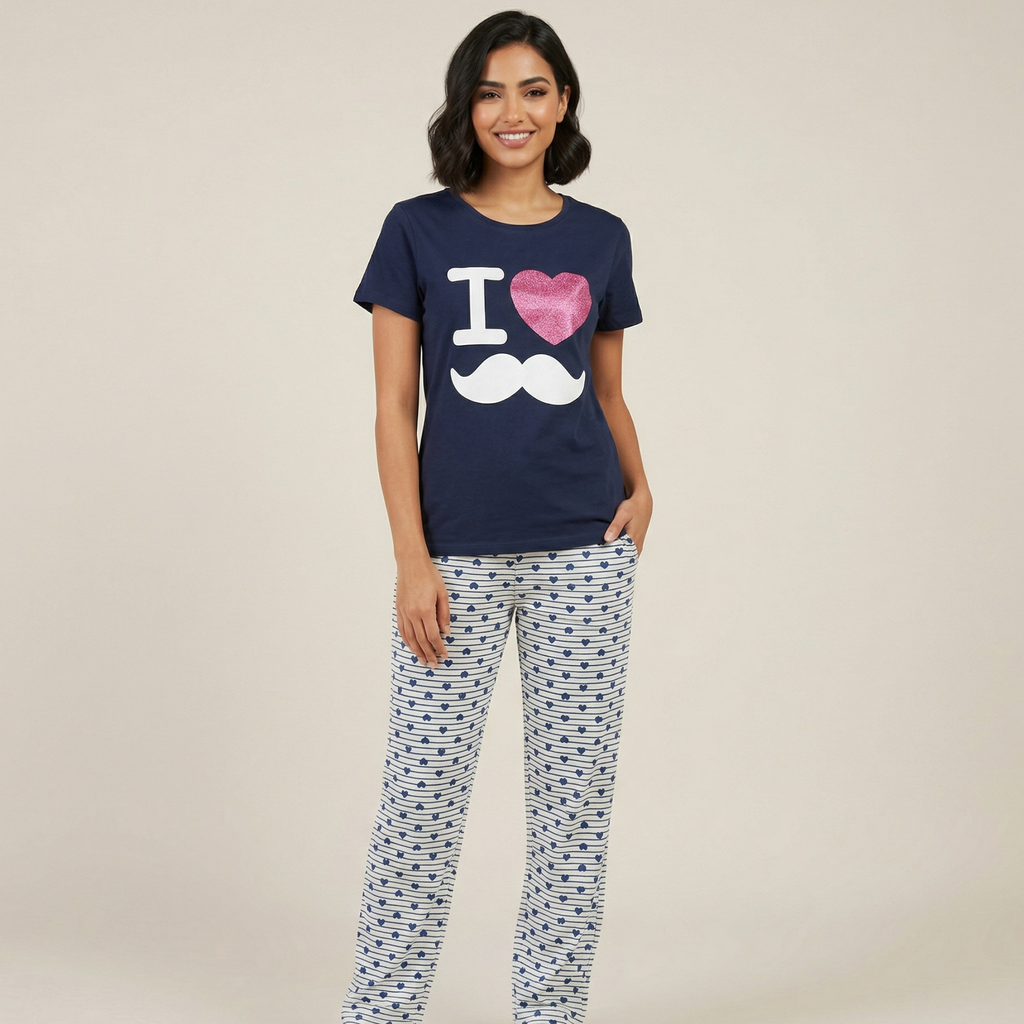 أنا أحب بيجامات النساء من Mustache