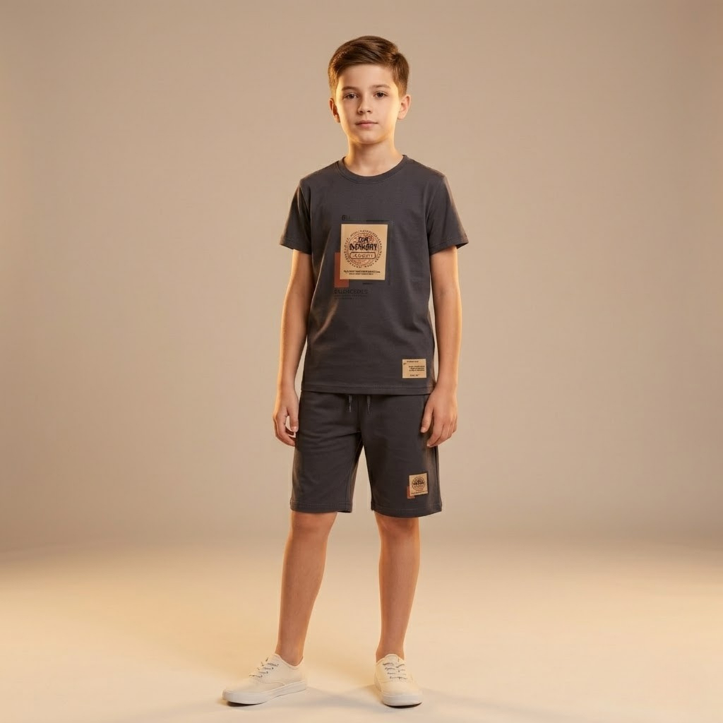 Kids H/S (W/Shorts) FR-919C