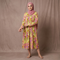 Womens L/S Midi Dress LM-188/51