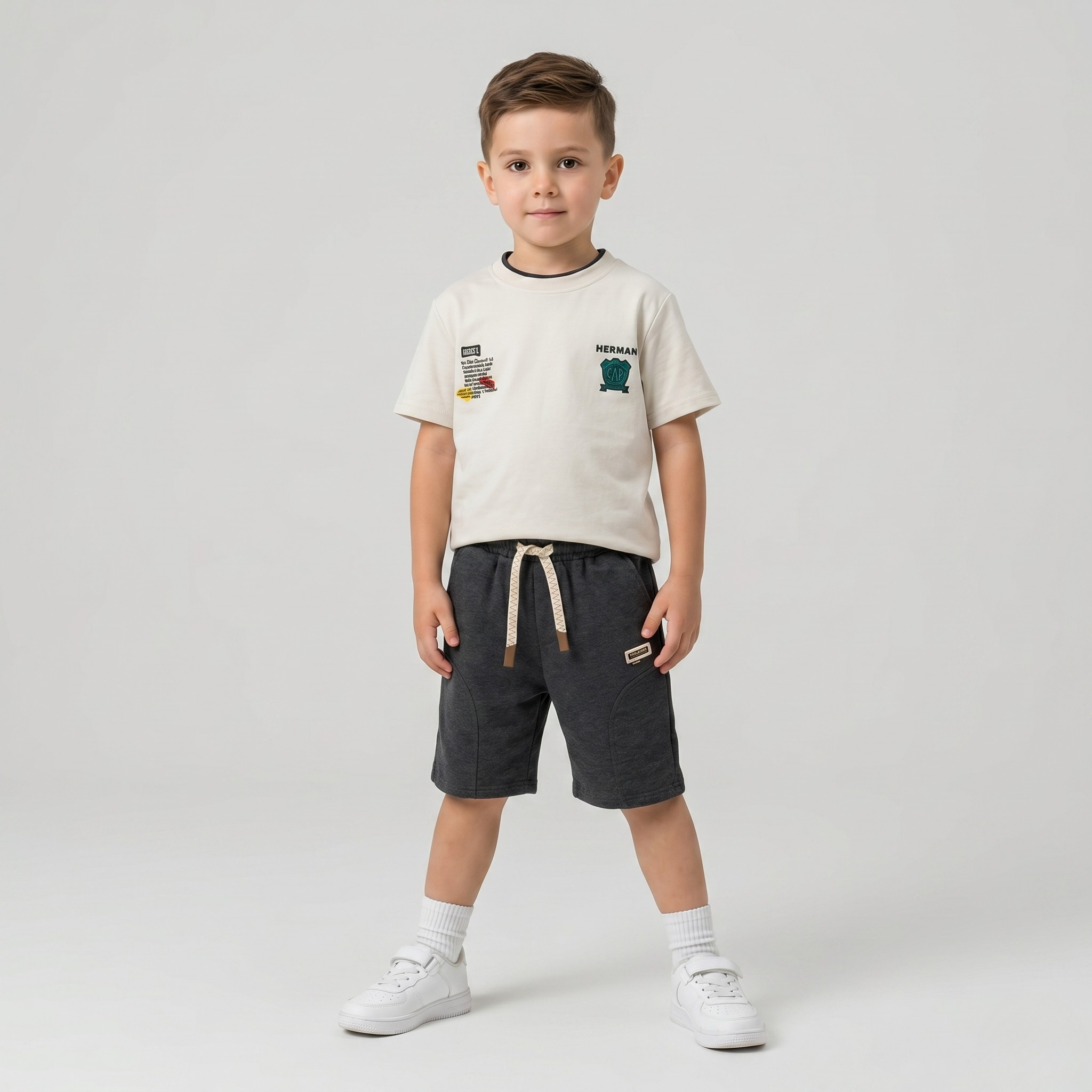 Boys H/S (w/shorts) 6303A