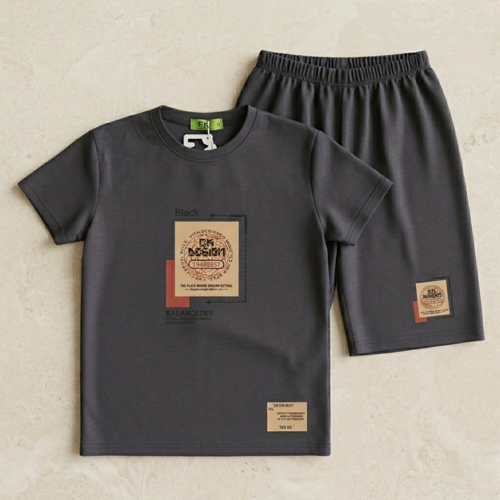 Kids H/S (W/Shorts) FR-919C
