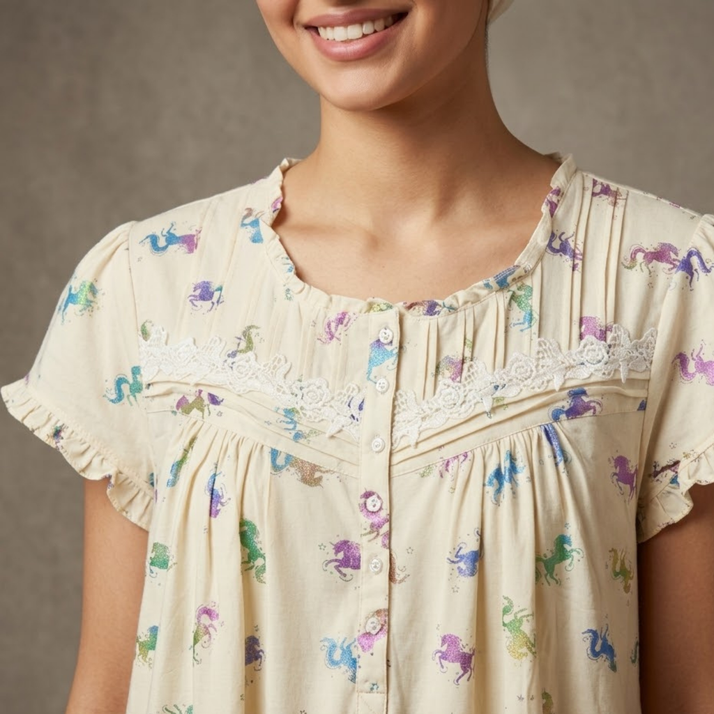 Shiny Unicorn Womens Midi