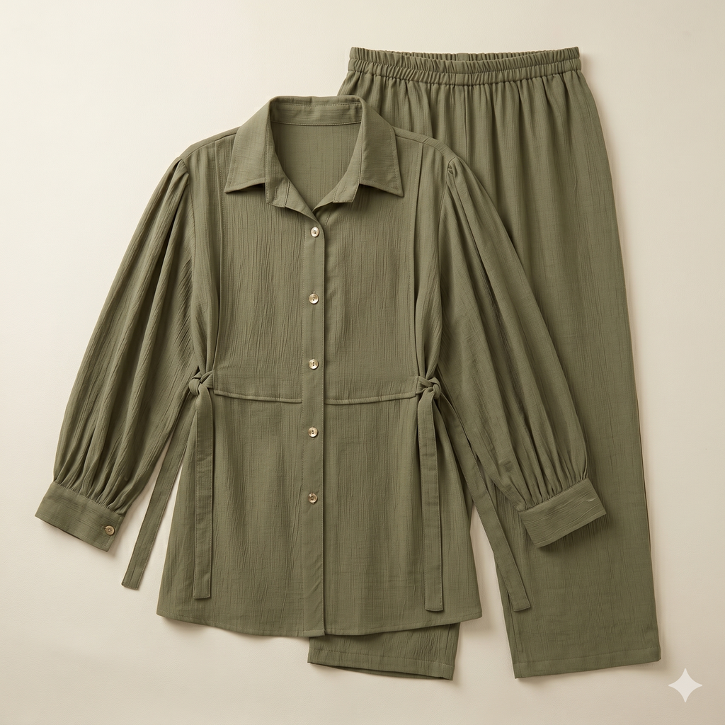 Womens 2Pcs Set 7080