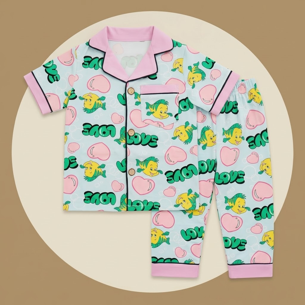 Love Fish Kids H/S Pajamas