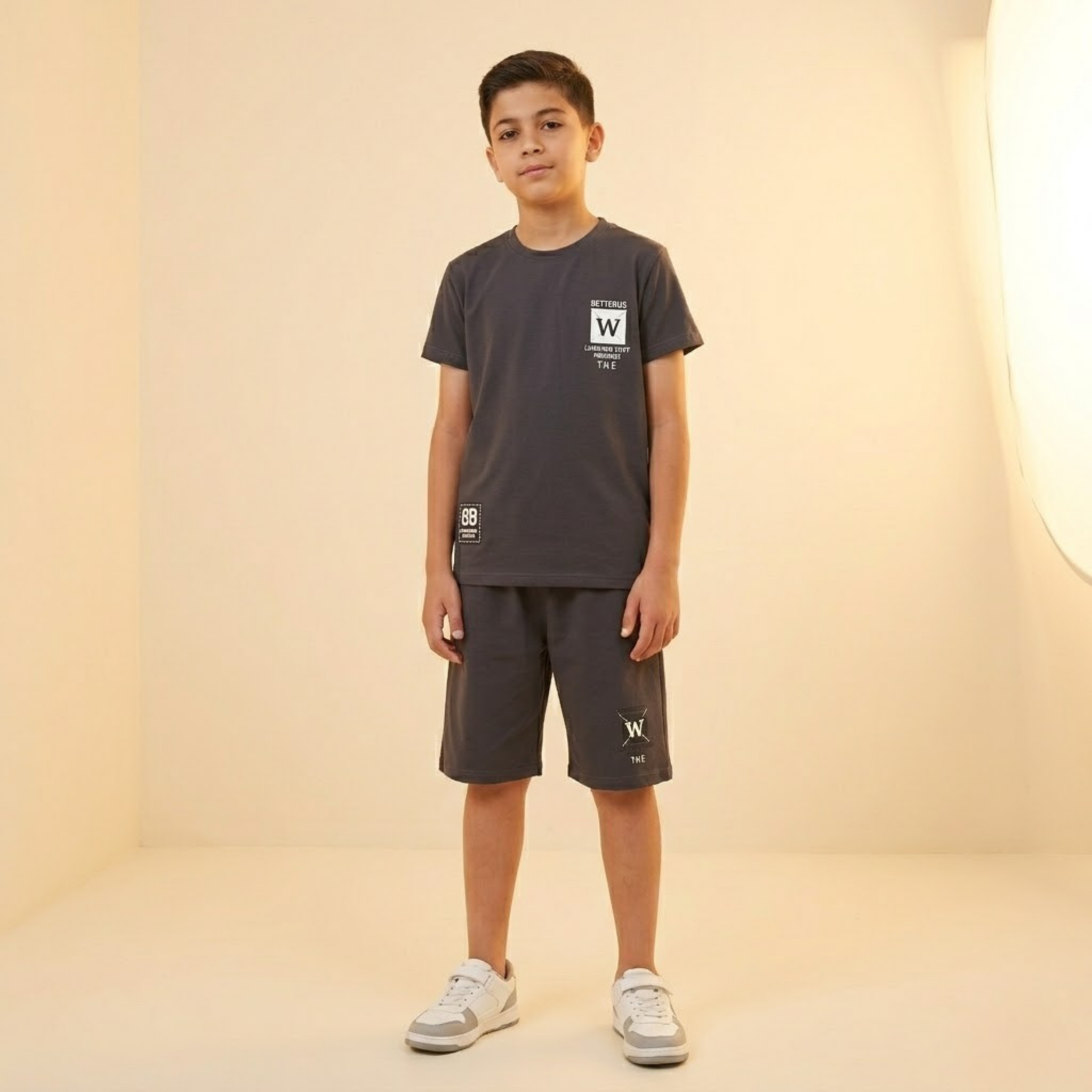 Kids H/S (W/Shorts) FR-920C