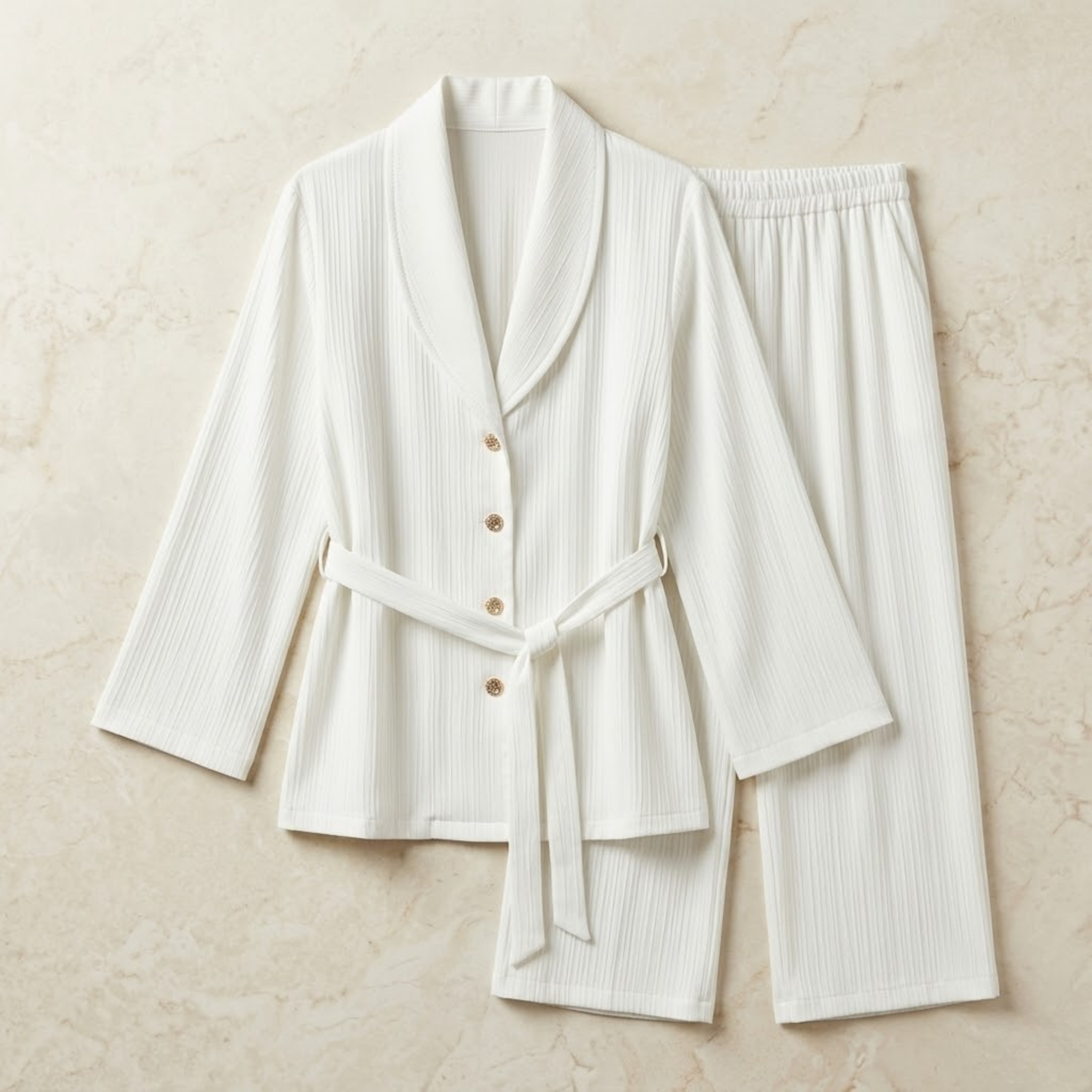 Womens L/S Shirt & Pant Set 7093