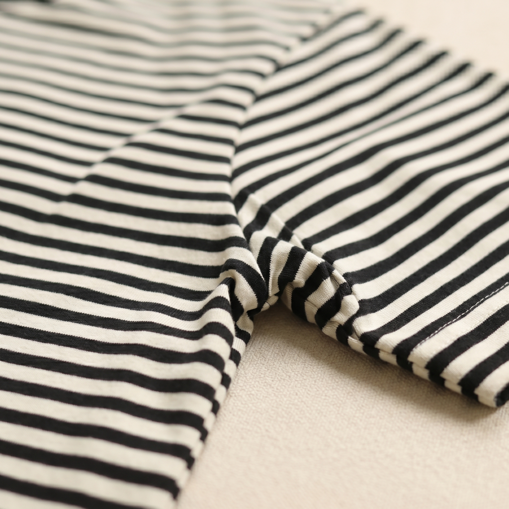 Black Lines Womens Middi