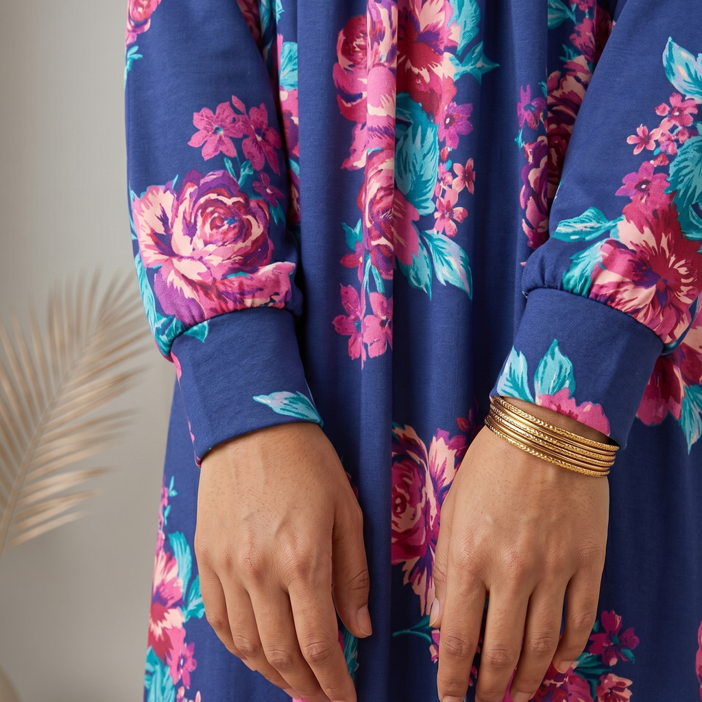 Womens L/S Midi Dress LM-235/67
