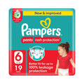 Pampers Diapers, Size 6 (16 kg and above), 19 pieces