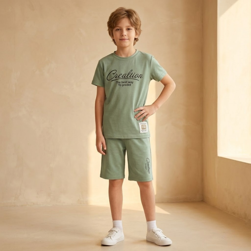 Kids H/S (W/Shorts) FR-911C