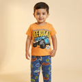 Offroad Orange Kids H\S Pajamas