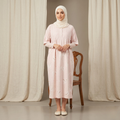 Pink Night Womens Middi