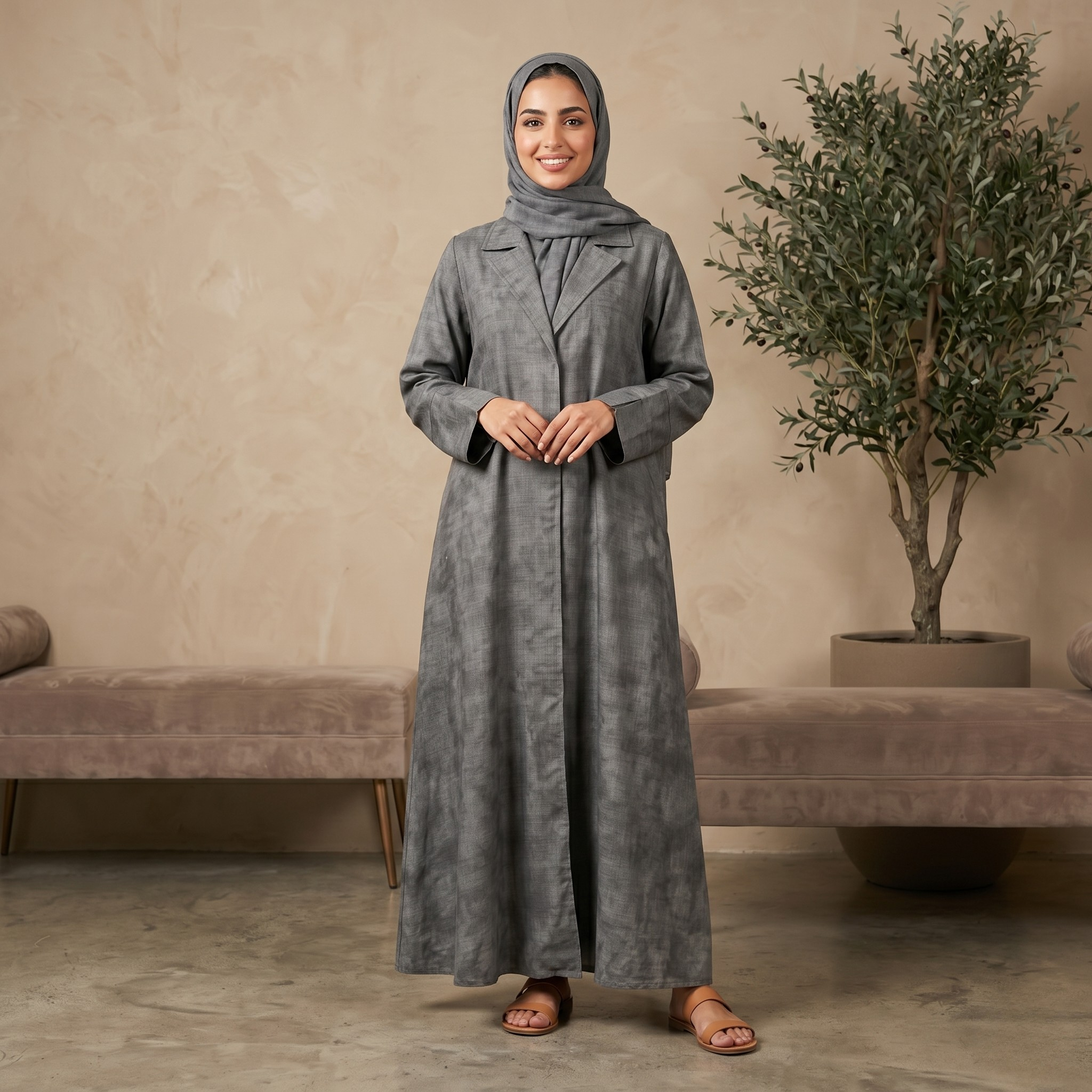 Abaya & Shella 2Pcs 003275-1