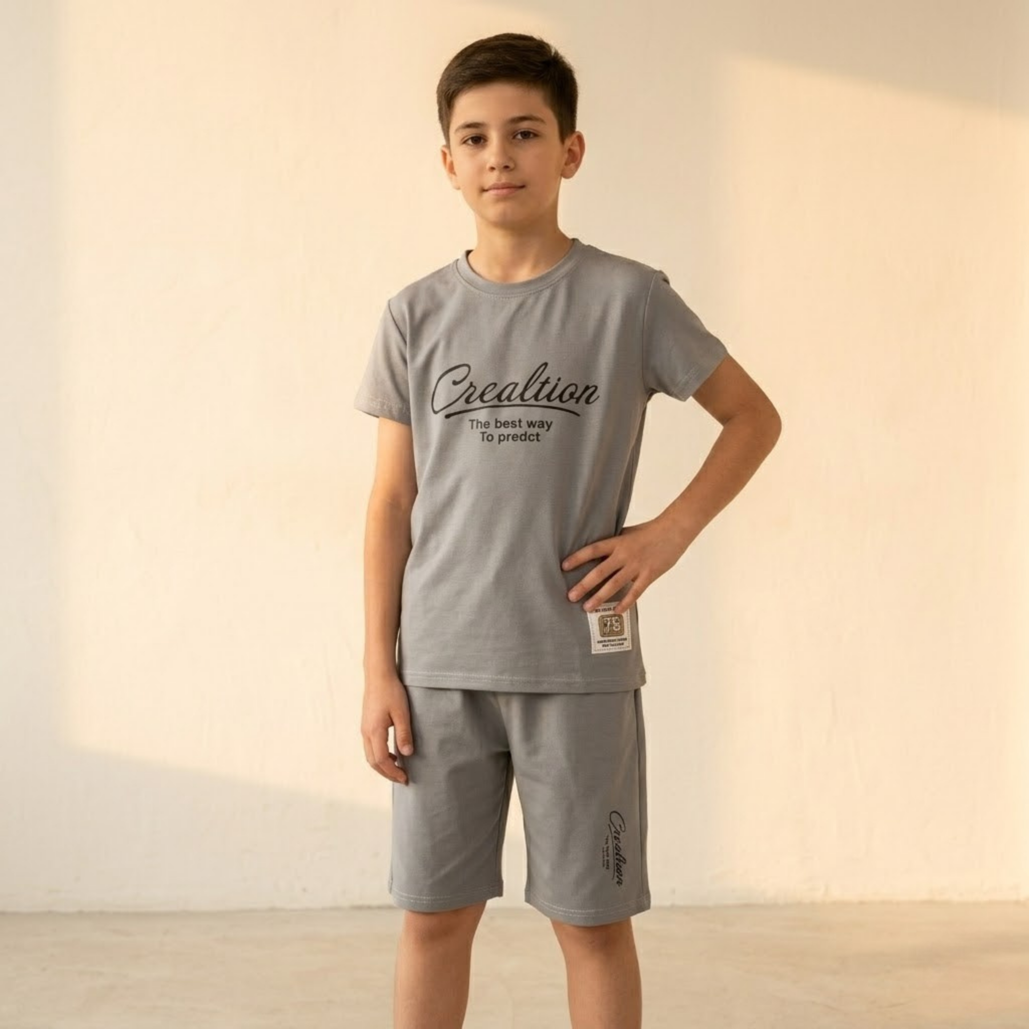 Kids H/S (W/Shorts) FR-911C