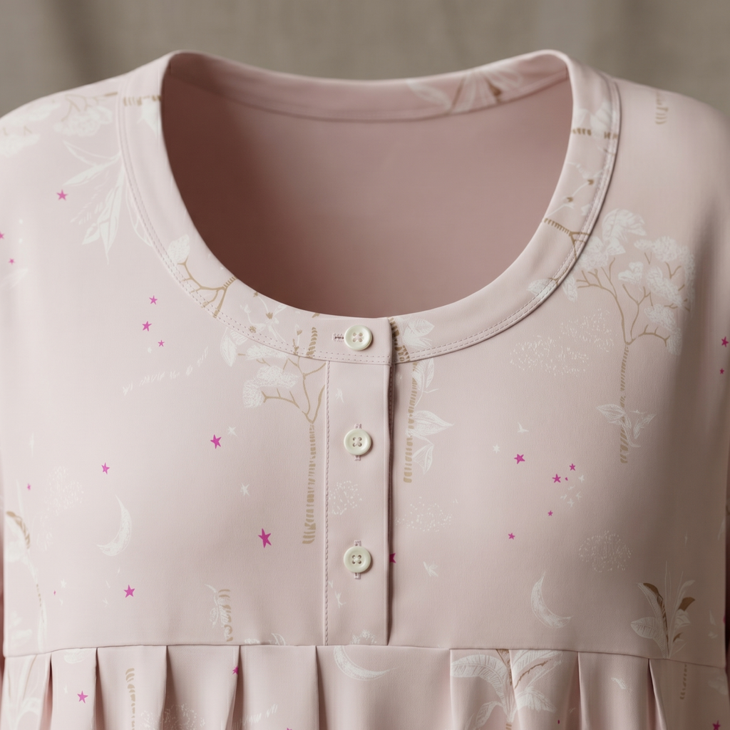 Pink Night Womens Middi