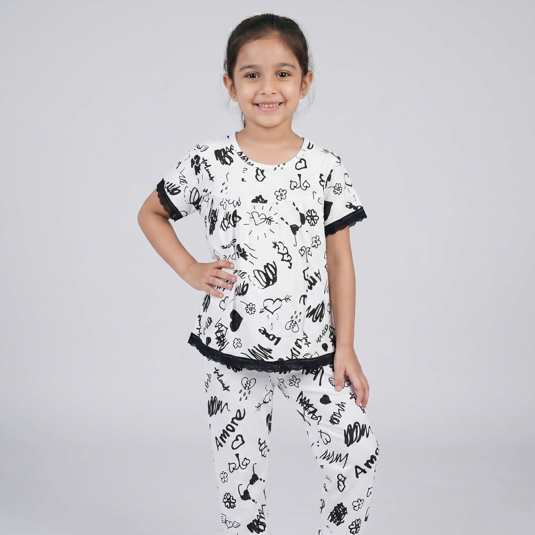 Love Variants Girls H/S Pajamas
