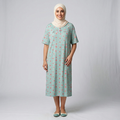 Flowers & Hearts Womens Middi