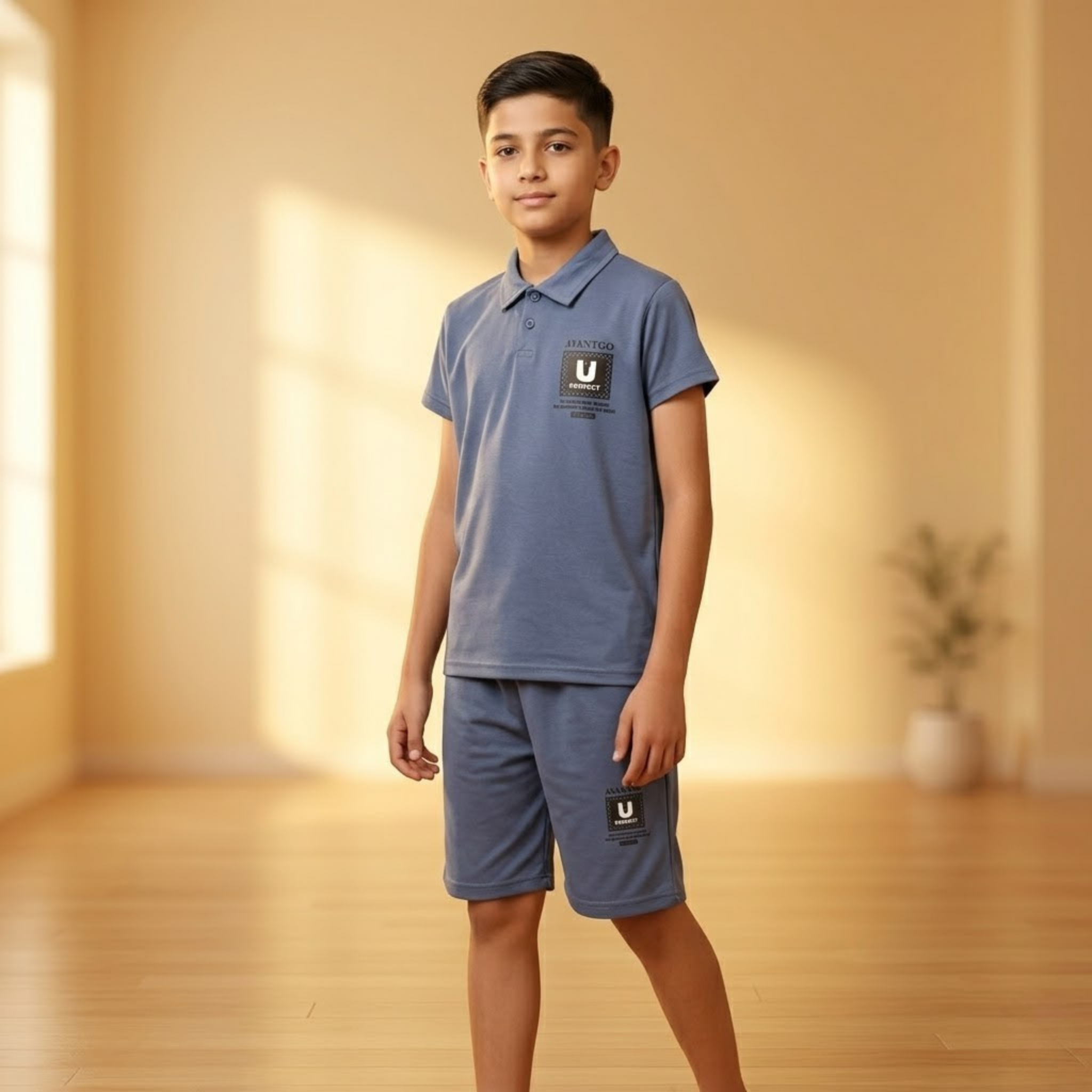 Kids H/S (W/Shorts) FR-905C