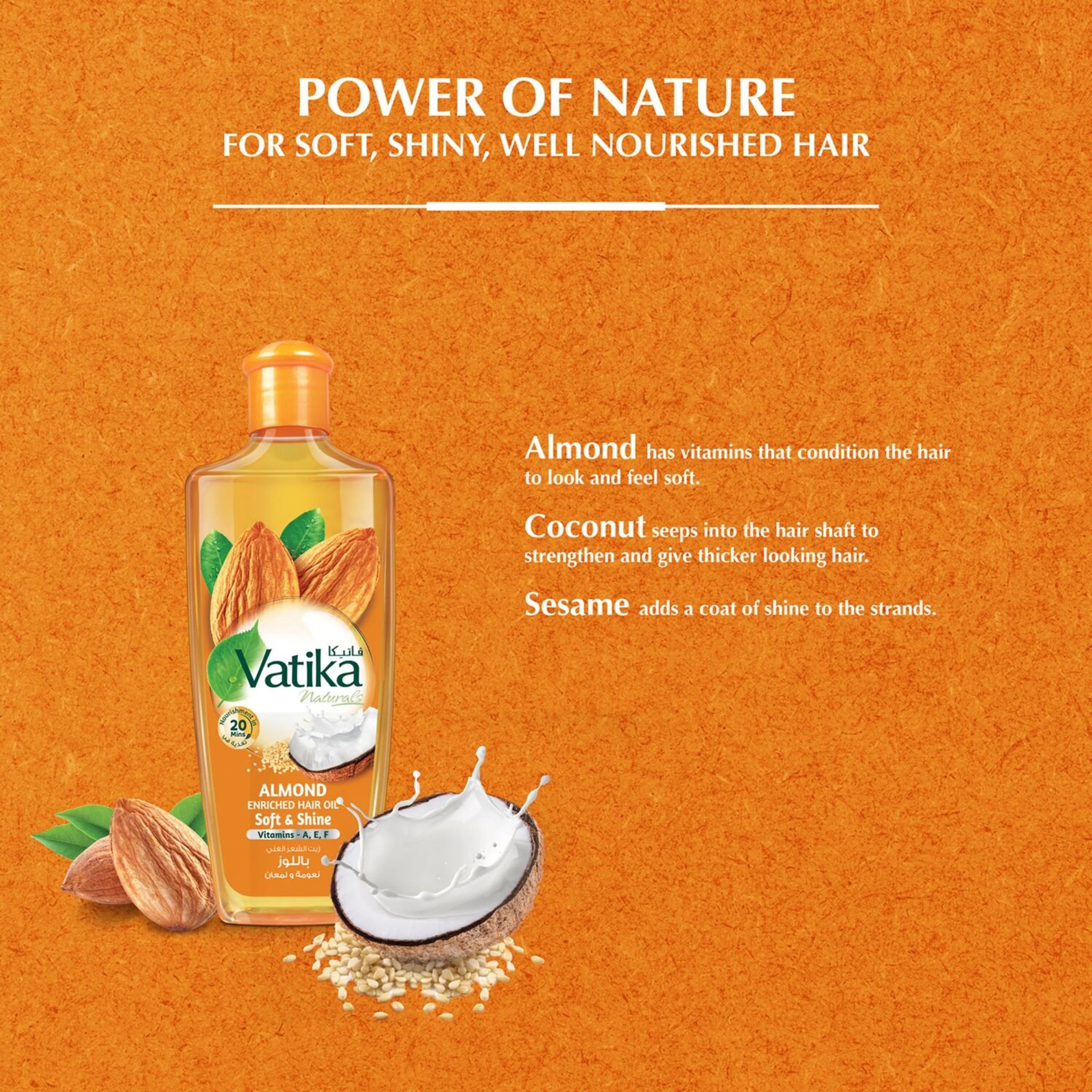 Vatika Almond Hair Oil 300ml