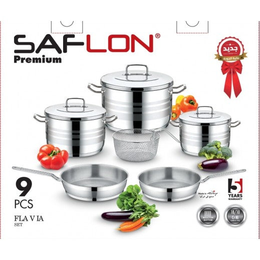 My Articles Basket 22S 28+24+20 Savlon Premium Stainless Steel Set of 9
