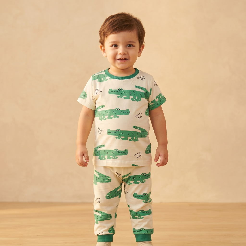 Croc N Roll H/S Pajamas