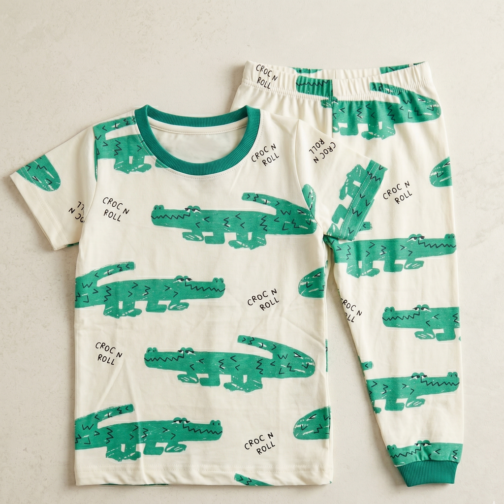 Croc N Roll H/S Pajamas