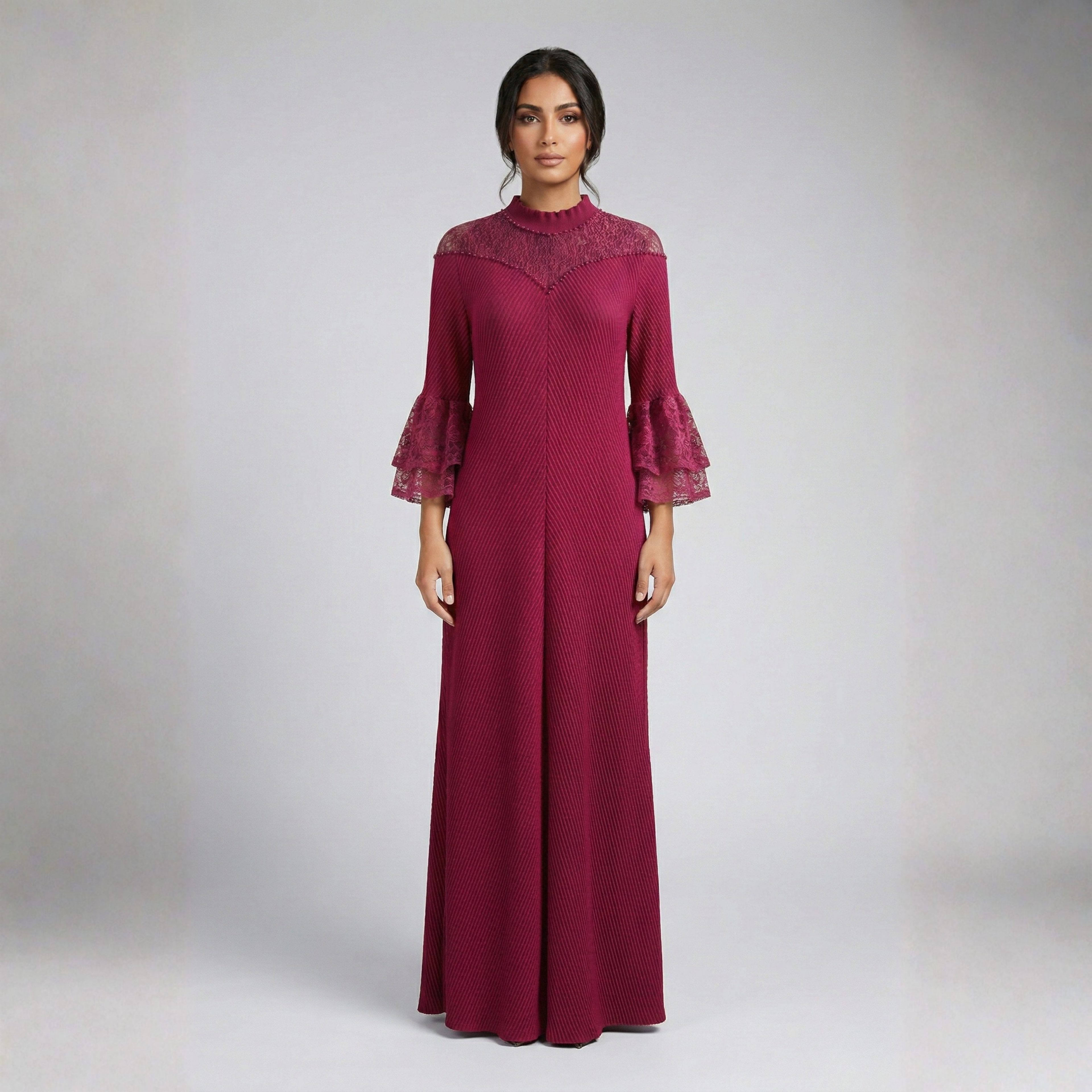 Womens Long Dress 6210