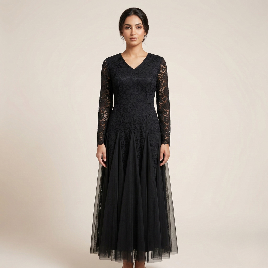 Womens Long Dress 4865