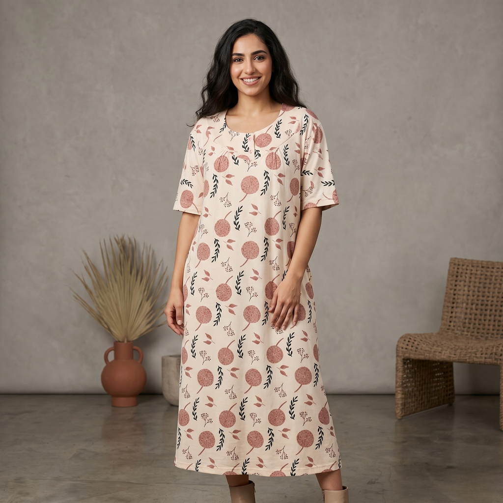 Womens Midi Flower Pretty Pink