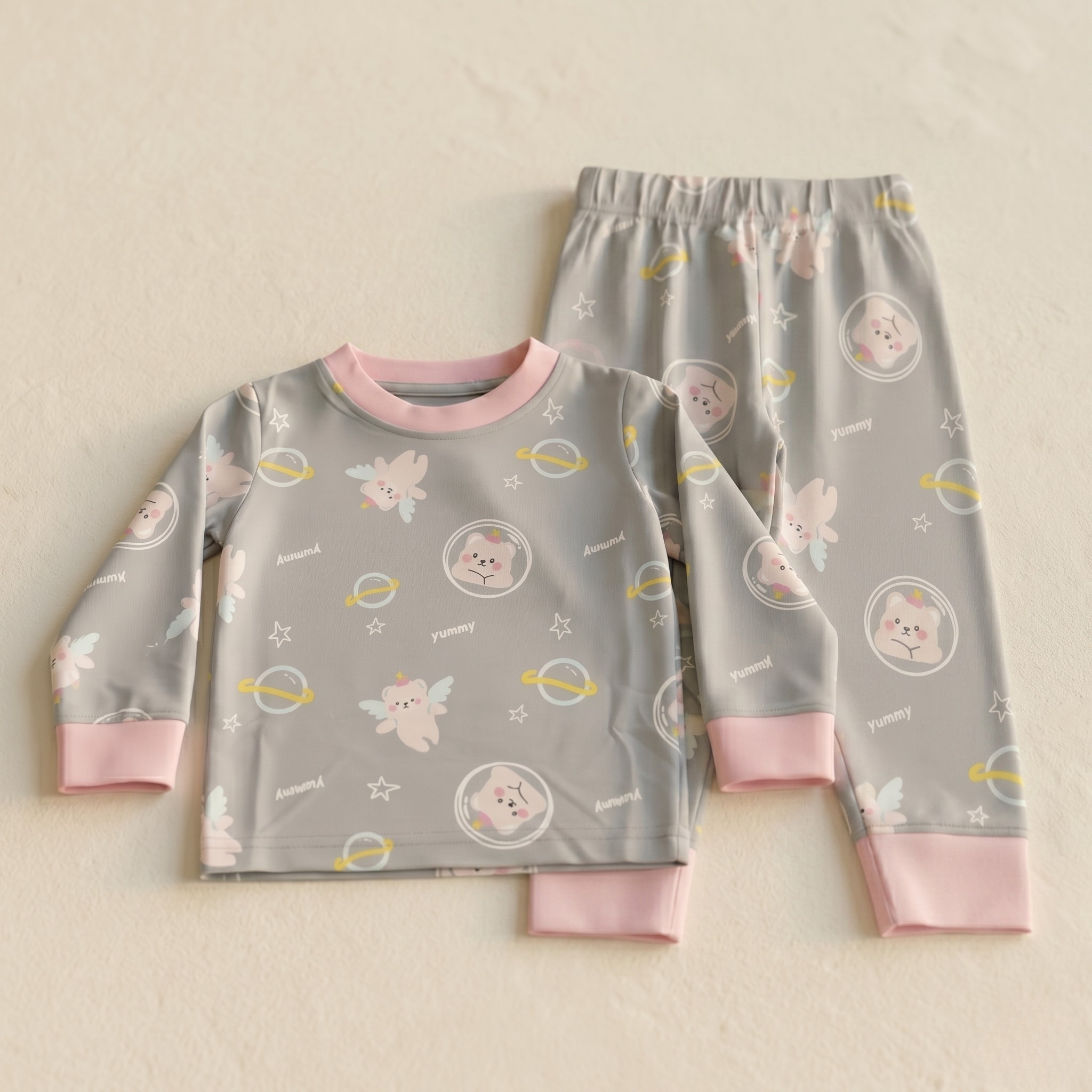 Yummy Teddy Kids L/S Pajamas
