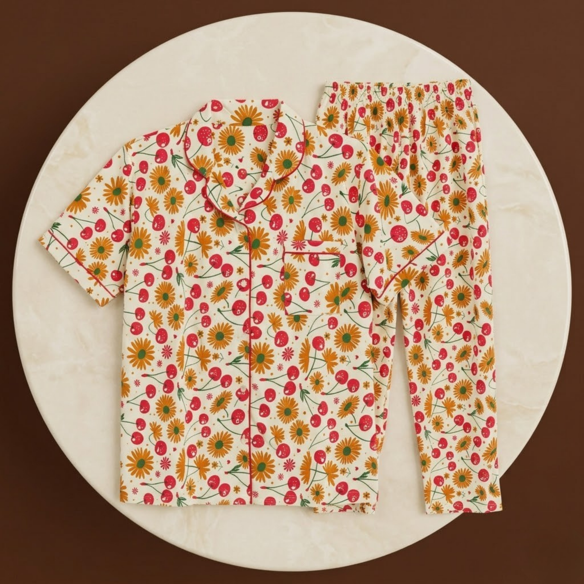 Womens Pajamas 2Pcs ST-2854