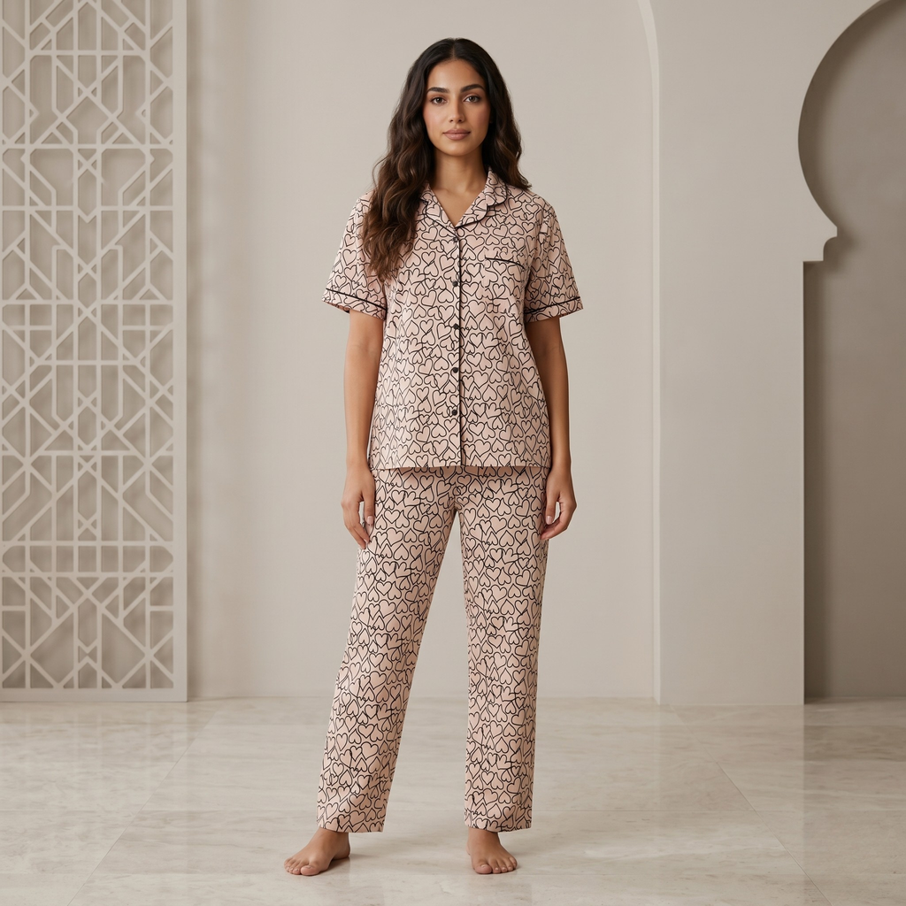 Womens Pajamas 2Pcs ST-2848
