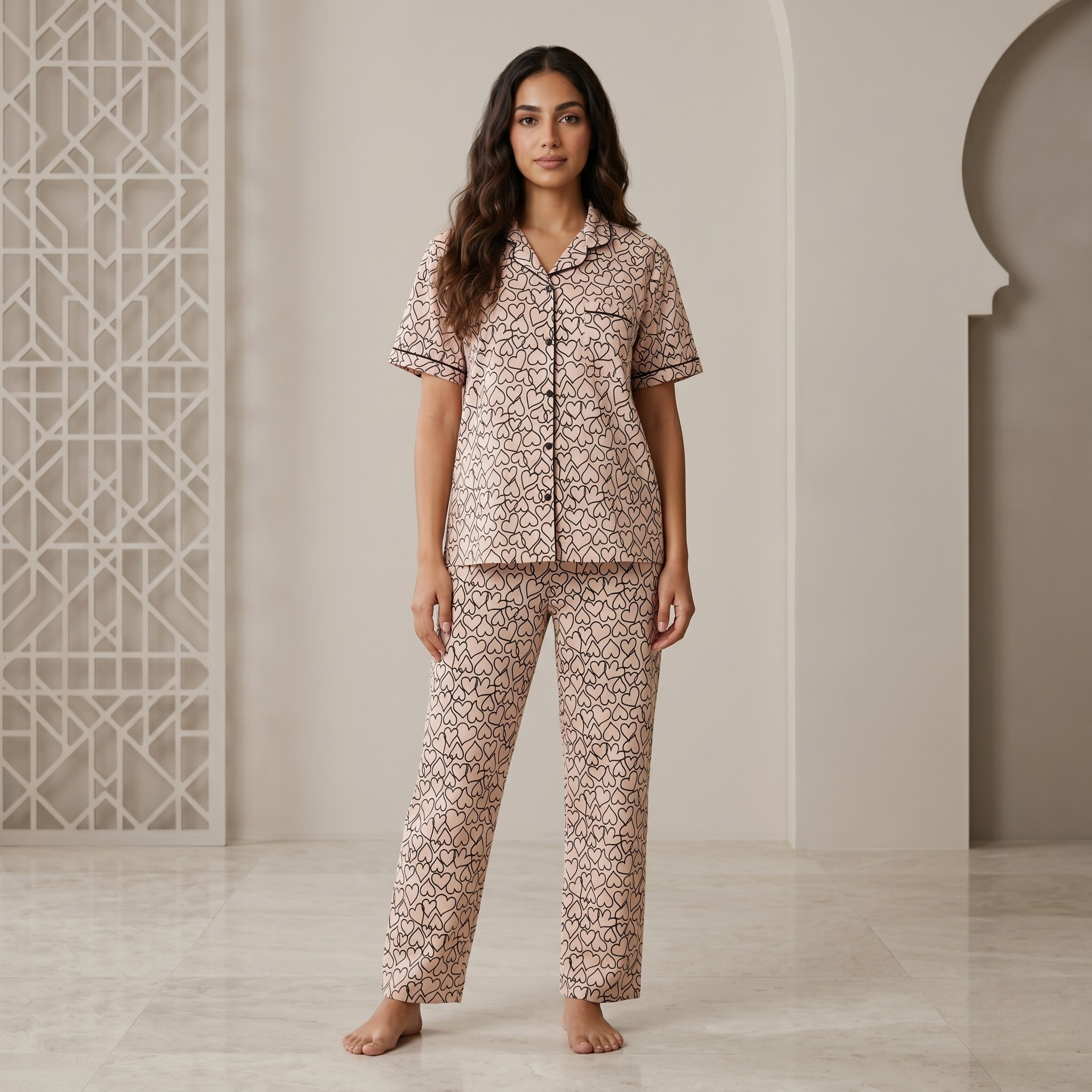 Womens Pajamas 2Pcs ST-2848