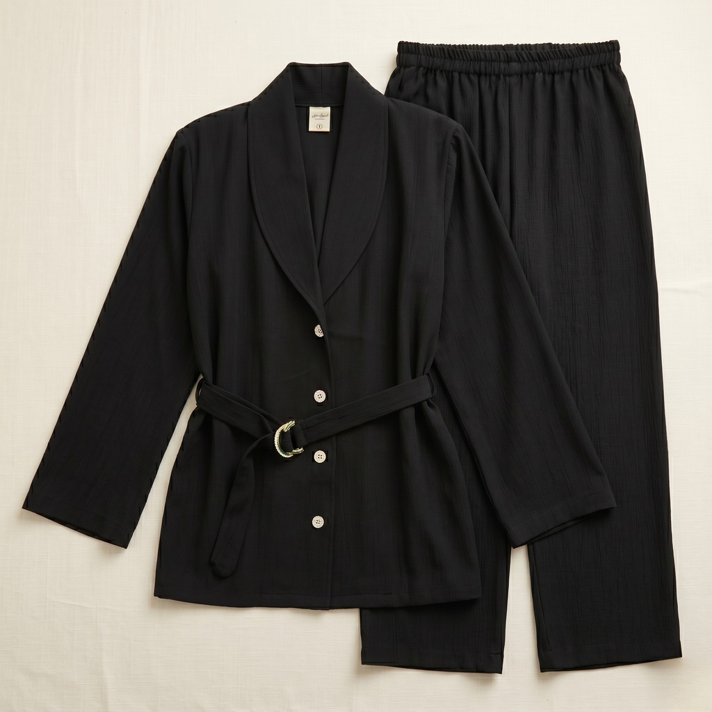 Womens L/S Shirt & Pant Set 7093