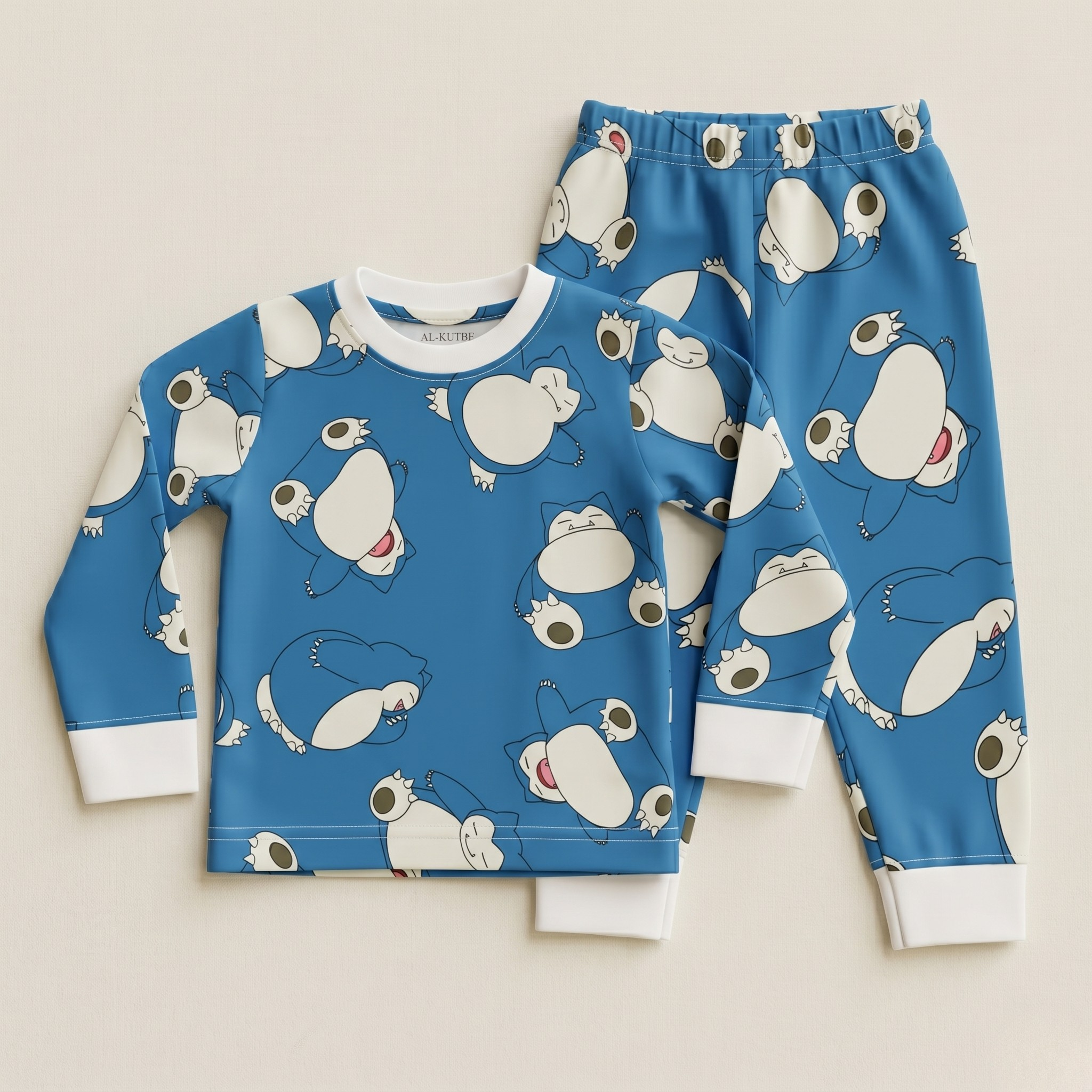 Sleepy Snorlax Kids L/S Pajamas